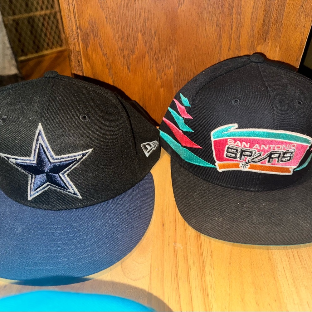 New Era Dallas Cowboys and San Antonio Spurs Caps
